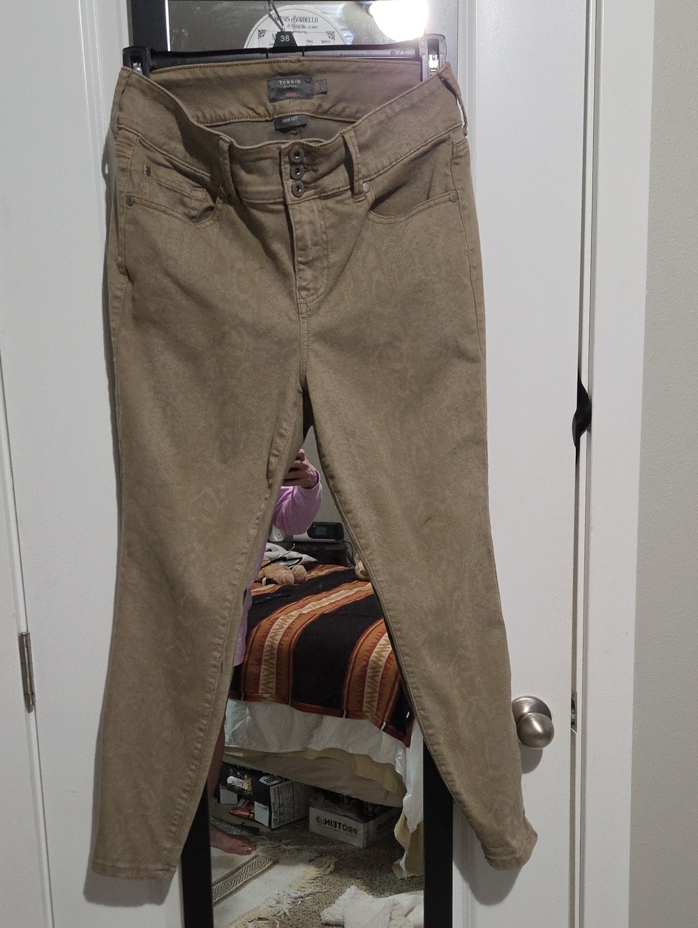 Torrid Slim High-Rise Jeggings in Khaki